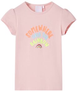 Kindershirt 104 lichtroze