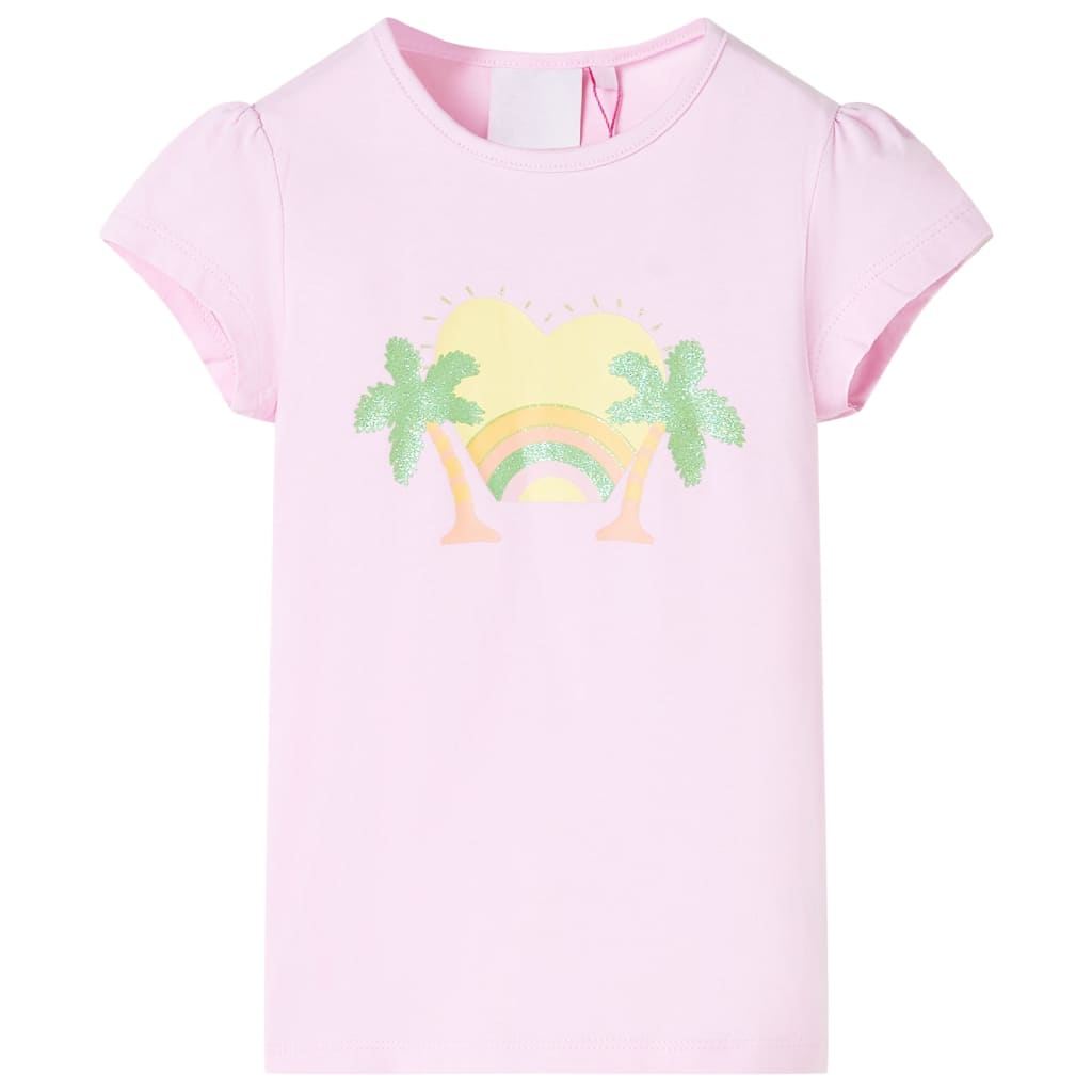 Kindershirt 104 lichtroze