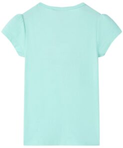 Kindershirt 104 lichtzeeblauw