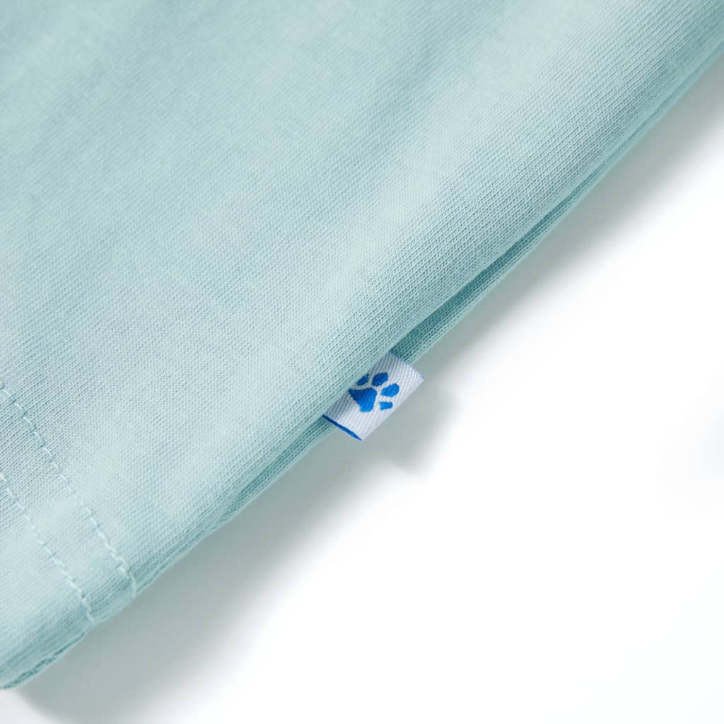 Kindershirt 104 lichtzeeblauw - Image 5