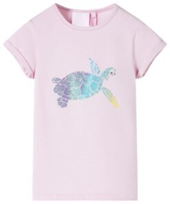 Kindershirt 104 lila