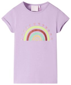 Kindershirt 104 lila