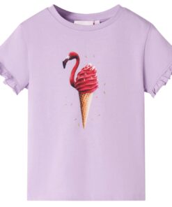 Kindershirt 104 lila