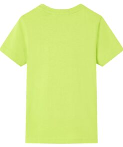 Kindershirt 104 limoengroen