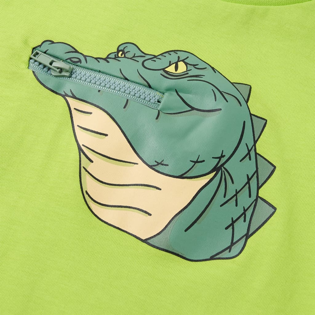 Kindershirt 104 limoengroen - Image 4