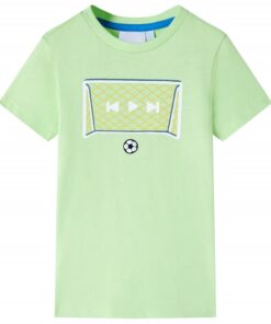 Kindershirt 104 limoengroen