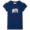 Kindershirt 104 marineblauw