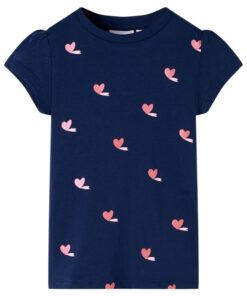Kindershirt 104 marineblauw