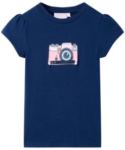 Kindershirt 104 marineblauw