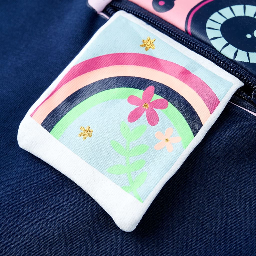 Kindershirt 104 marineblauw - Image 5