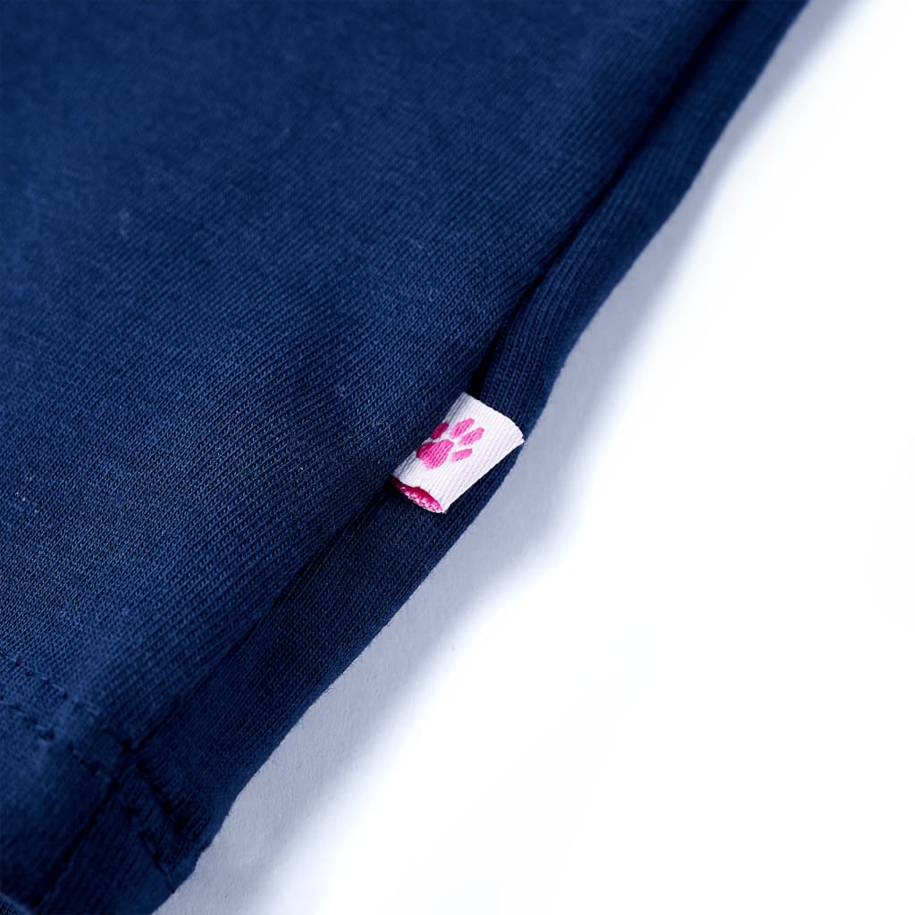Kindershirt 104 marineblauw - Image 6
