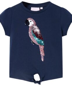 Kindershirt 104 marineblauw