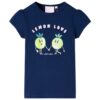 Kindershirt 104 marineblauw