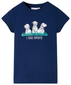 Kindershirt 104 marineblauw