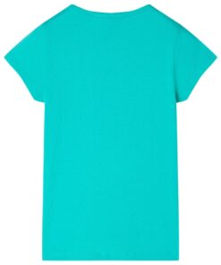 Kindershirt 104 mintkleurig