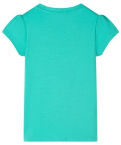 Kindershirt 104 mintkleurig