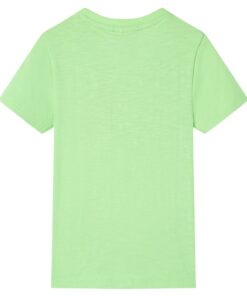 Kindershirt 104 neongroen