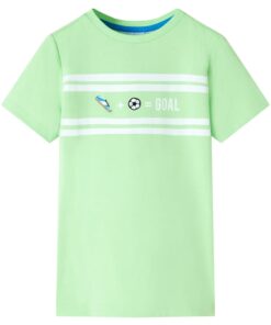 Kindershirt 104 neongroen