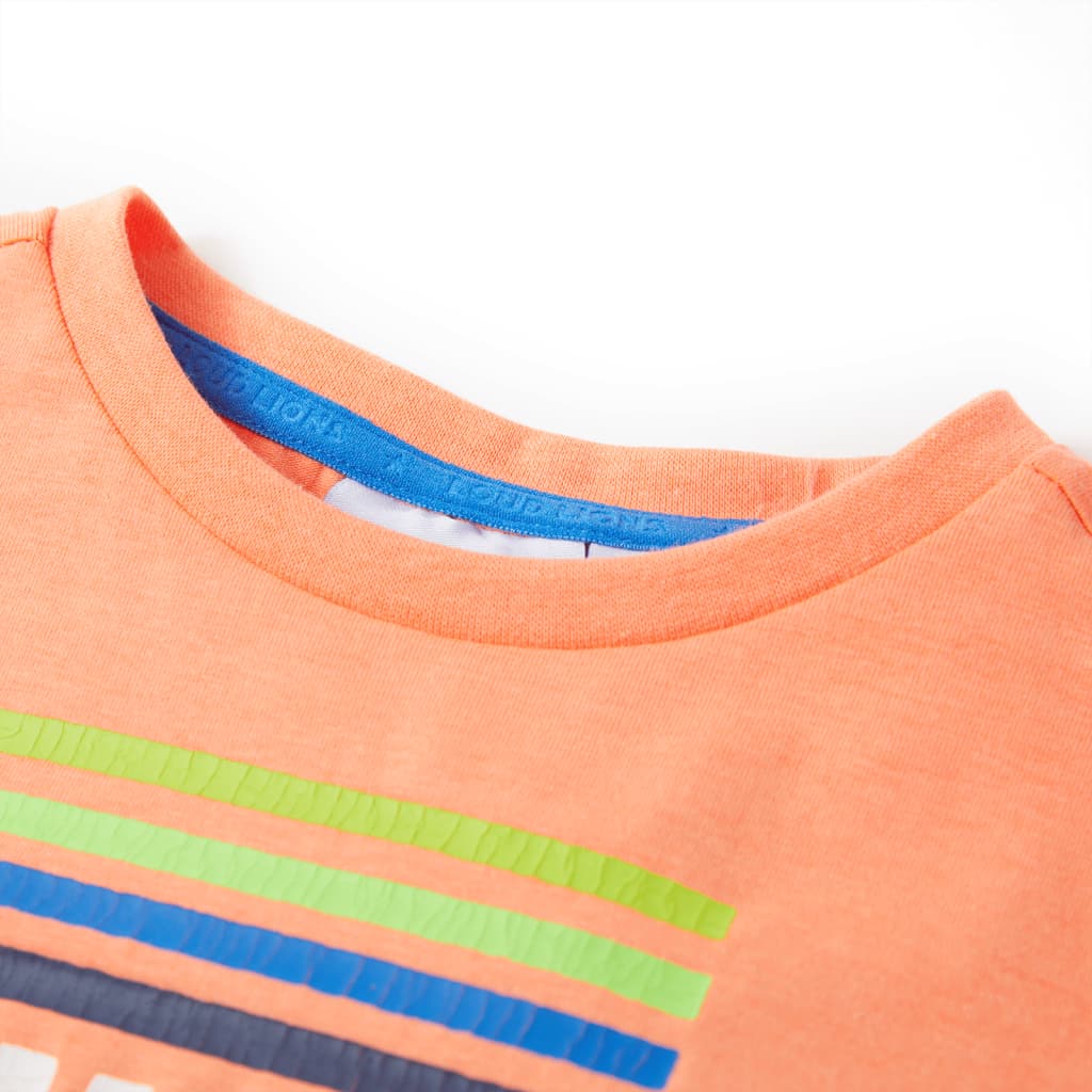 Kindershirt 104 neonoranje - Image 3