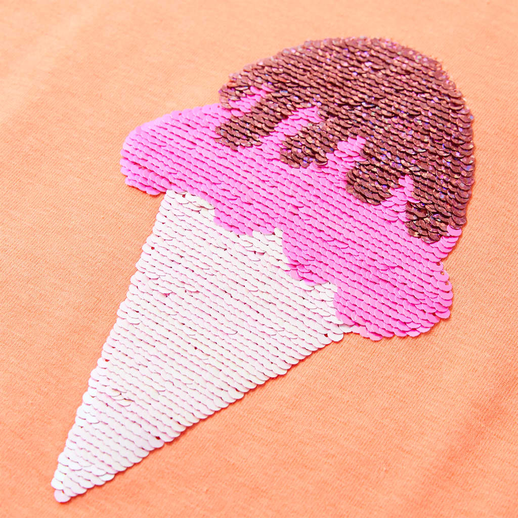 Kindershirt 104 neonoranje - Image 4