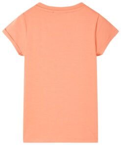 Kindershirt 104 perzikkleurig