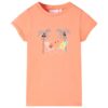 Kindershirt 104 perzikkleurig