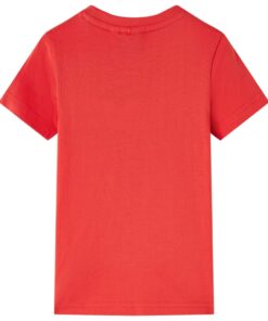 Kindershirt 104 rood