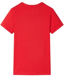 Kindershirt 104 rood