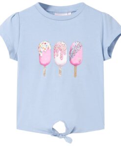 Kindershirt 116 blauw