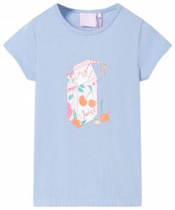 Kindershirt 116 blauw