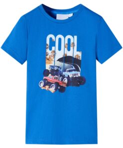 Kindershirt 116 blauw