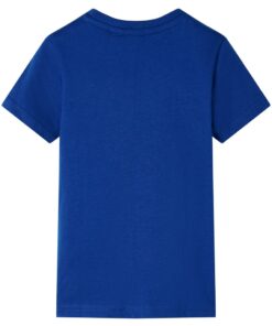 Kindershirt 116 donkerblauw
