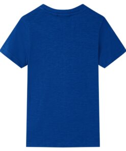 Kindershirt 116 donkerblauw