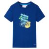Kindershirt 116 donkerblauw