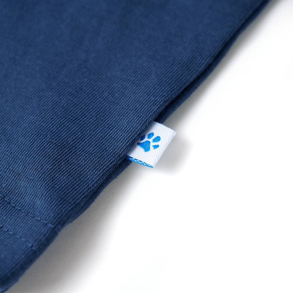 Kindershirt 116 donkerblauw - Image 5