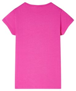 Kindershirt 116 donkerroze