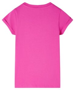 Kindershirt 116 donkerroze