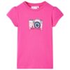 Kindershirt 116 donkerroze
