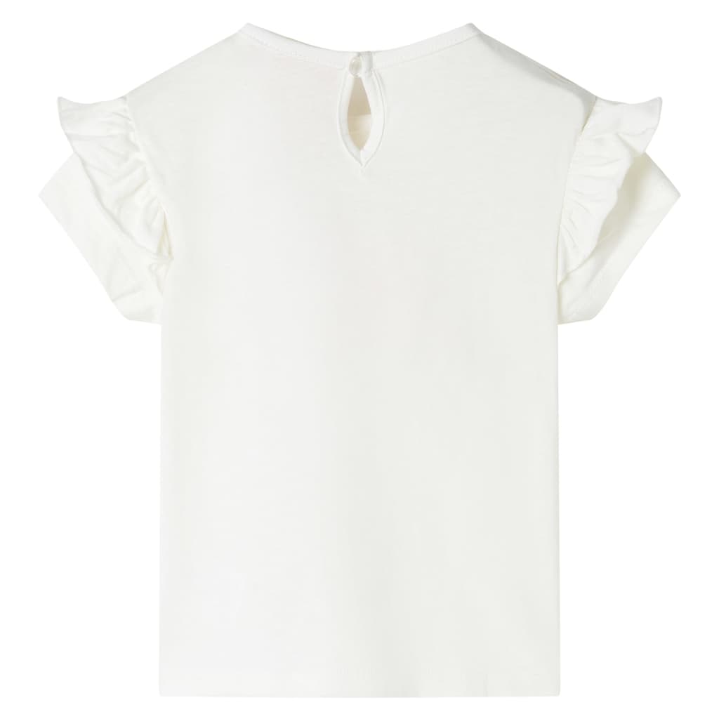 Kindershirt 116 ecru