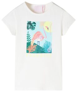 Kindershirt 116 ecru