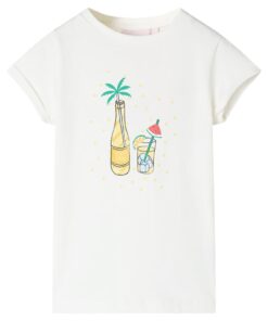 Kindershirt 116 ecru