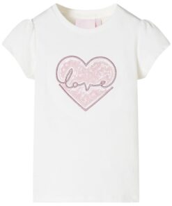Kindershirt 116 ecru