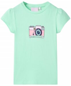 Kindershirt 116 felgroen