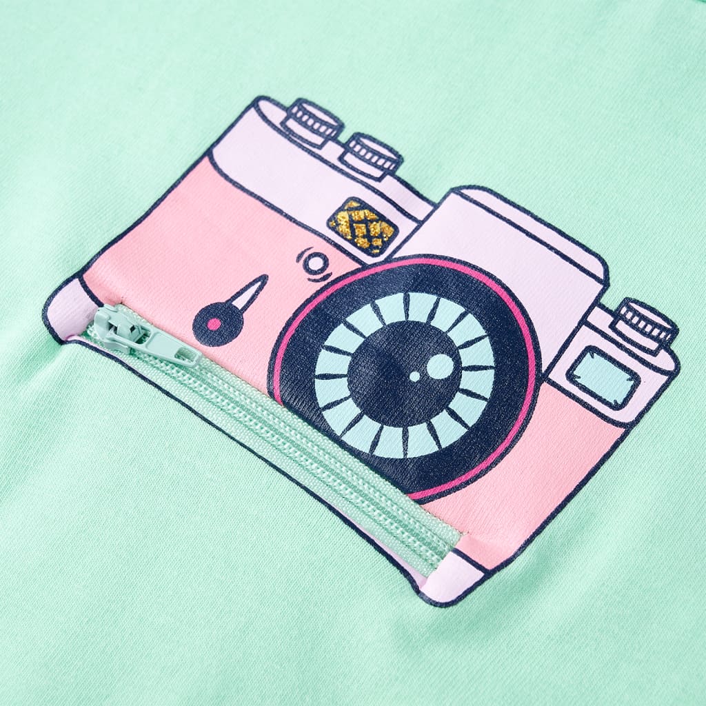 Kindershirt 116 felgroen - Image 4