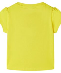 Kindershirt 116 geel