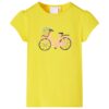 Kindershirt 116 geel