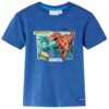 Kindershirt 116 gemêleerd donkerblauw