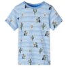 Kindershirt 116 gemengd blauw