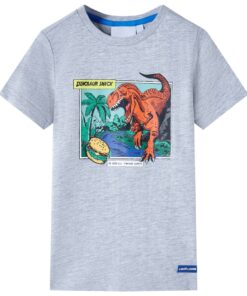 Kindershirt 116 grijs