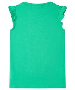 Kindershirt 116 groen